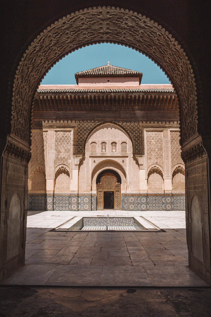 Ruelle de la médina de Marrakech, Maroc